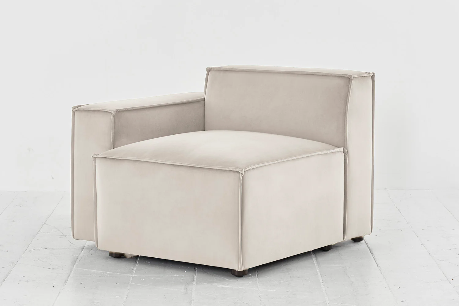 Model 03 Left Arm Sofa Module, Bone - Image 5