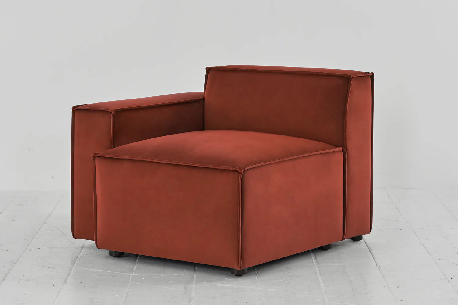 Model 03 Left Arm Sofa Module, Brick - Image 3