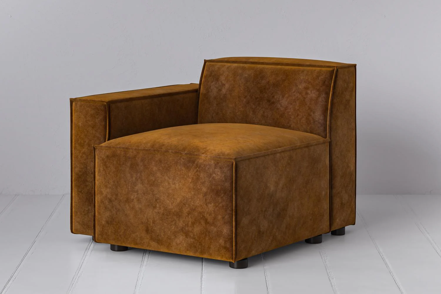 Model 03 Left Arm Sofa Module, Ochre - Image 2