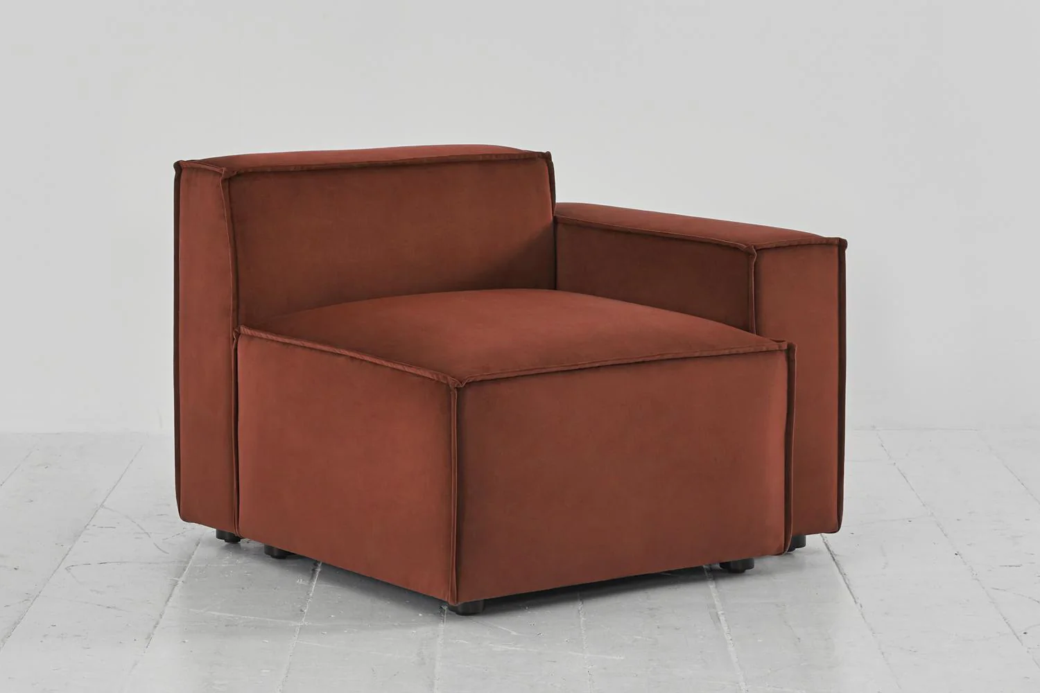 Model 03 Right Arm Sofa Module, Brick - Image 3