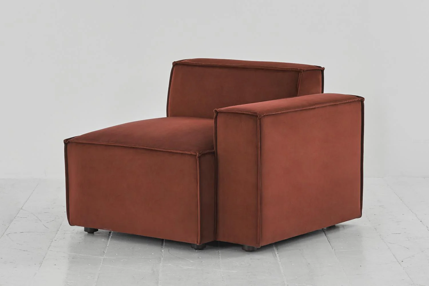 Model 03 Right Arm Sofa Module, Brick - Image 4