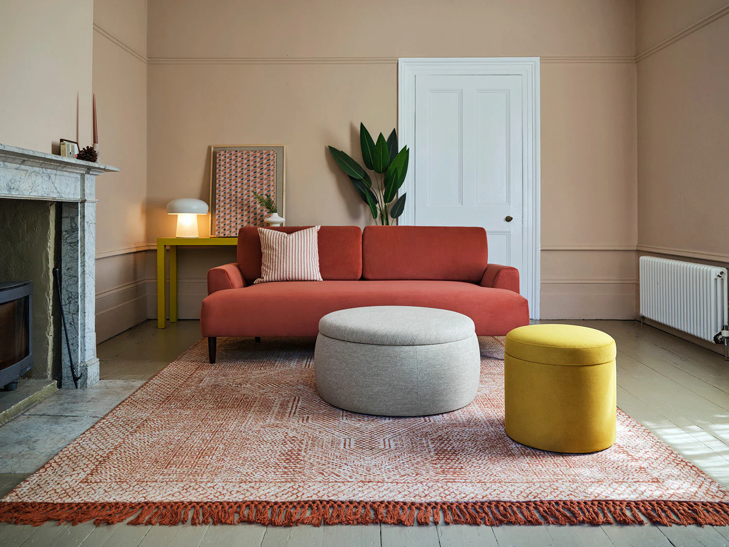 Model 05 2-Seater Sofa, Brick - Image 2