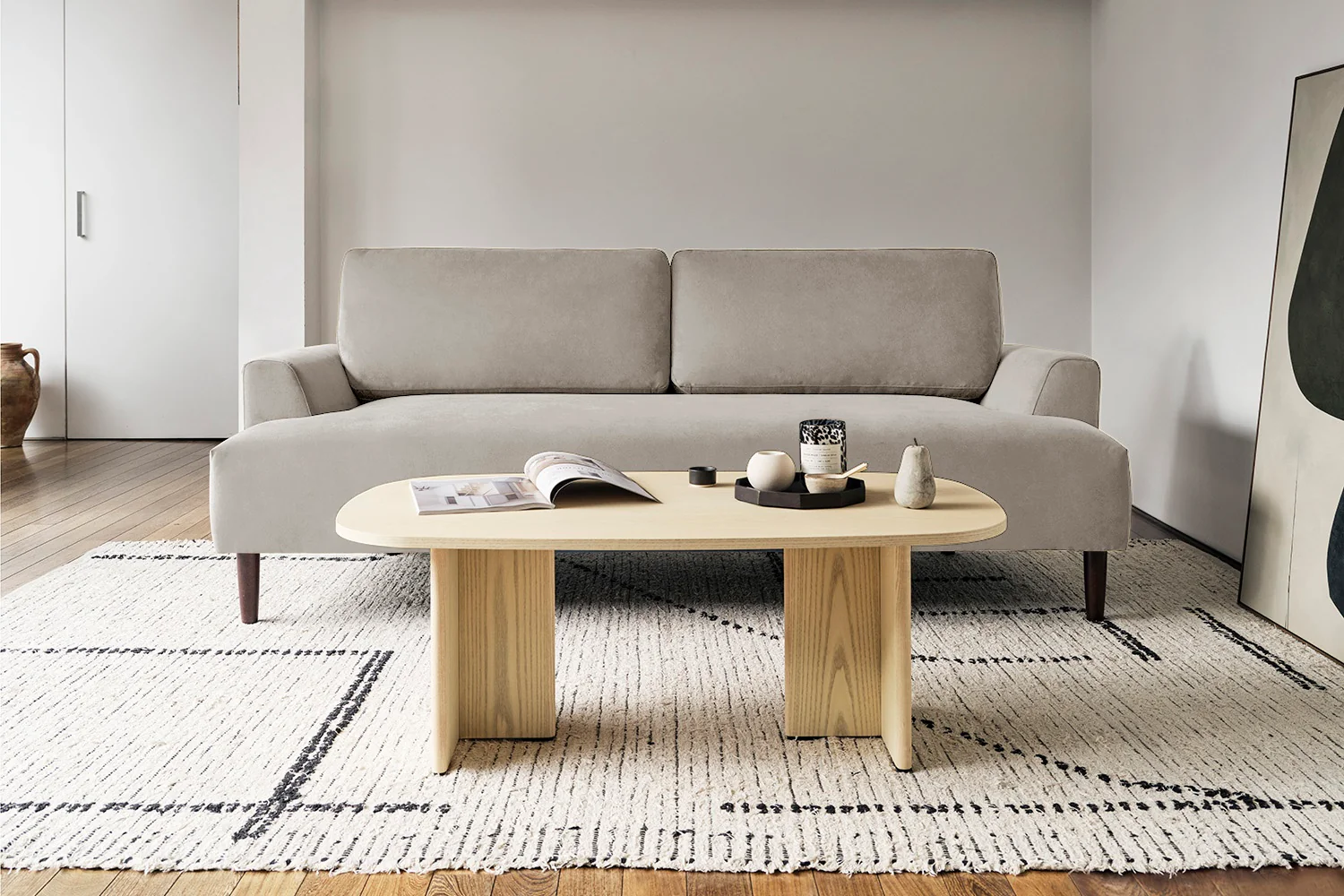 Model 05 3-Seater Sofa, Bone - Image 2