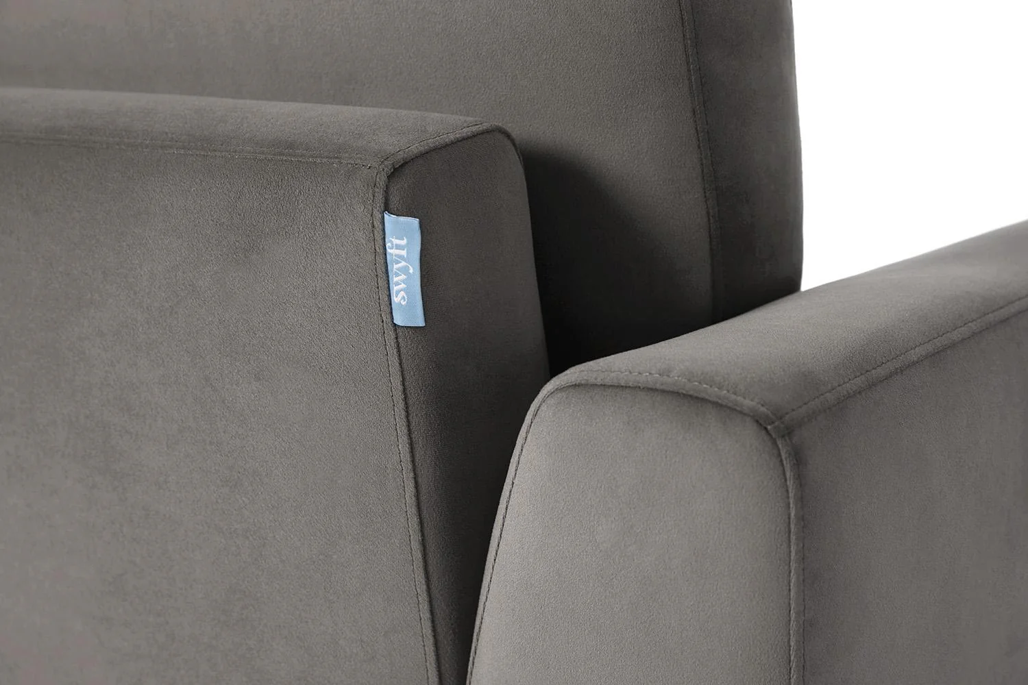 Model 05 3-Seater Sofa with ottoman, Elephant - Image 5