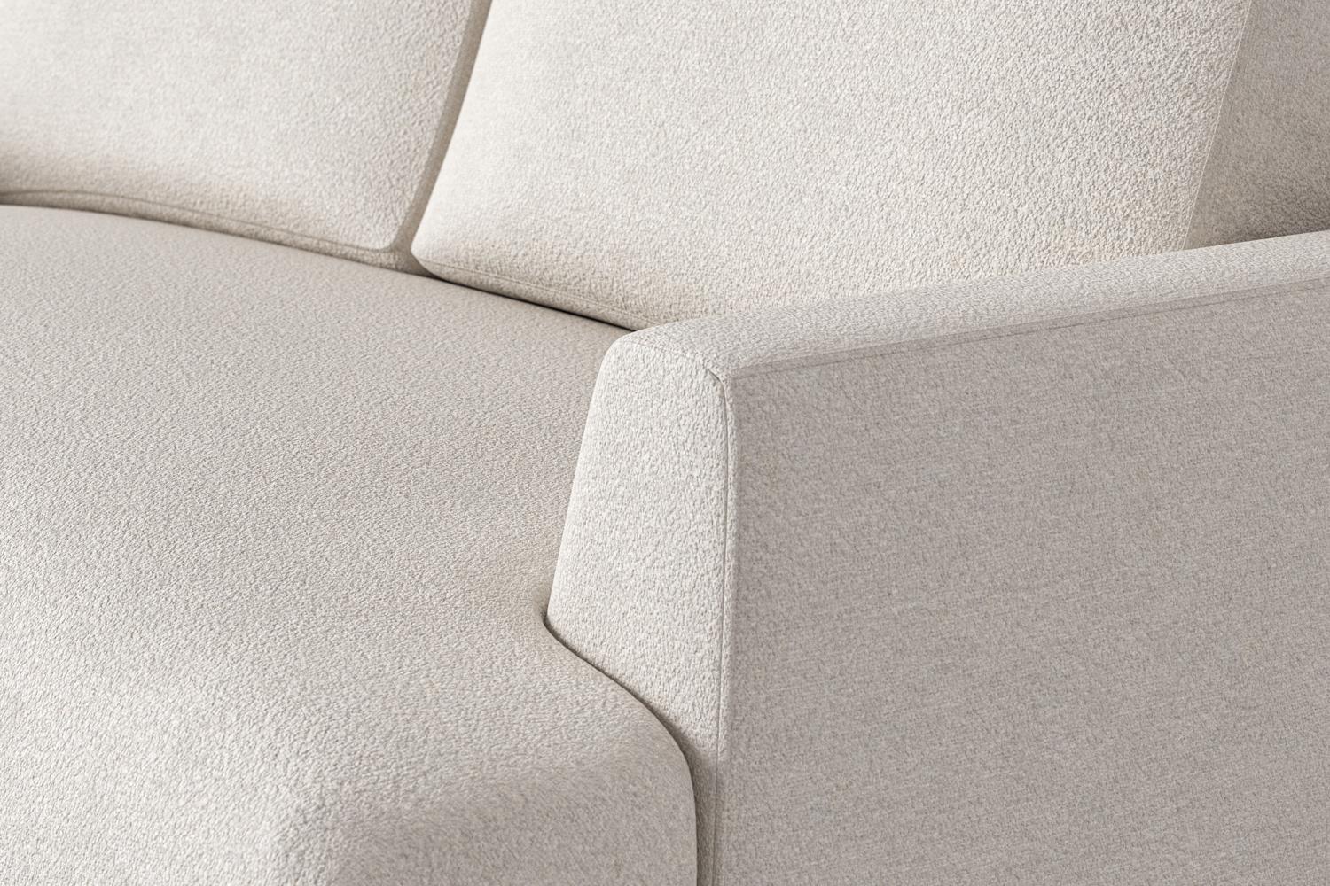 Model 05 3-Seater Sofa with ottoman, Ivory - Image 5