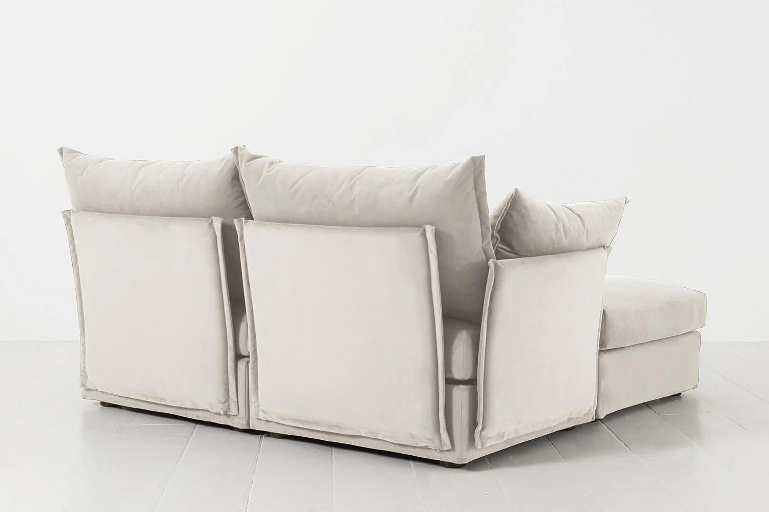 Model 06 2-Seater Left Chaise Sofa, Bone - Image 4