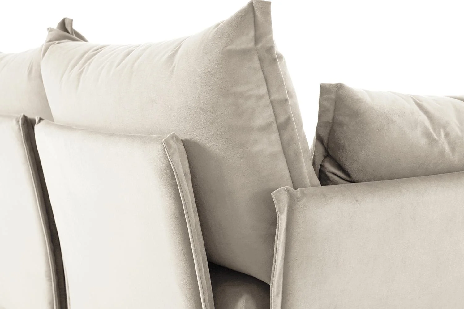 Model 06 2-Seater Left Chaise Sofa, Bone - Image 6