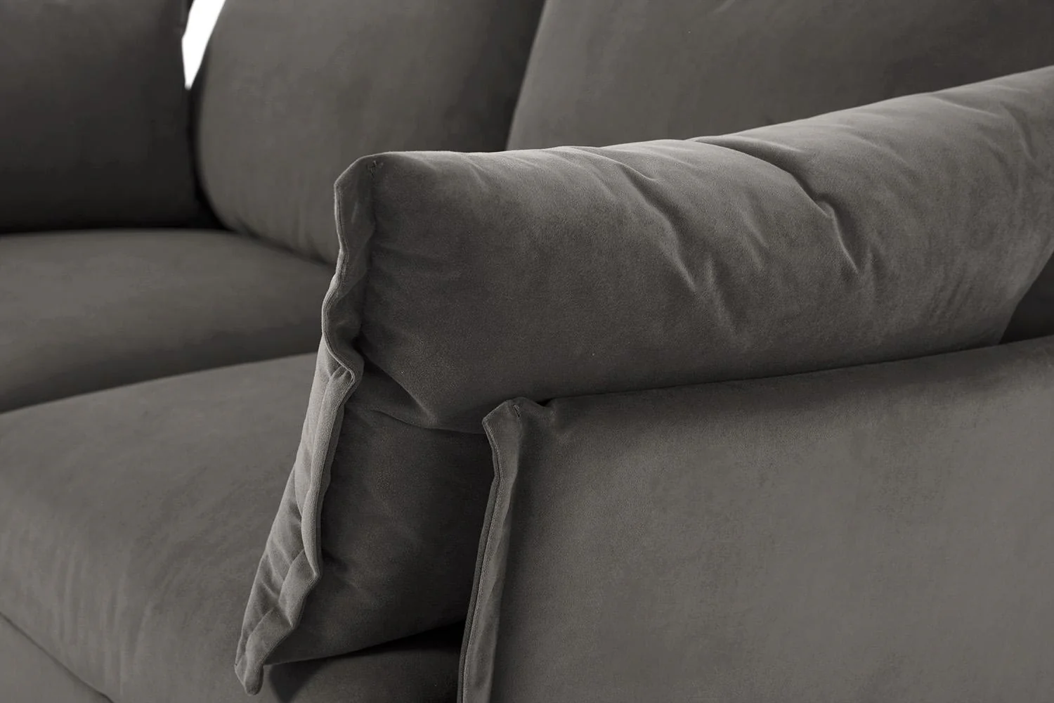 Model 06 2-Seater Left Chaise Sofa, Elephant - Image 5