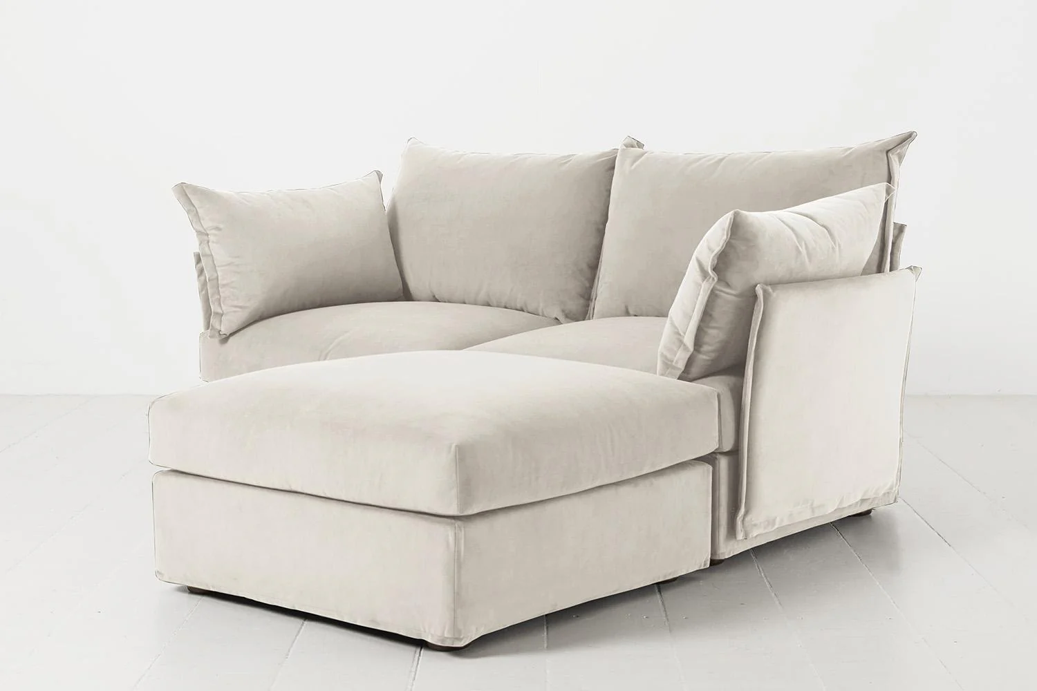 Model 06 2-Seater Right Chaise Sofa, Bone - Image 3