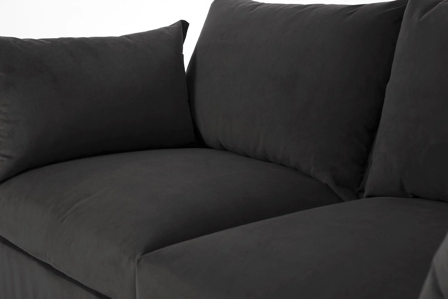 Model 06 2-Seater Right Chaise Sofa, Charcoal - Image 8