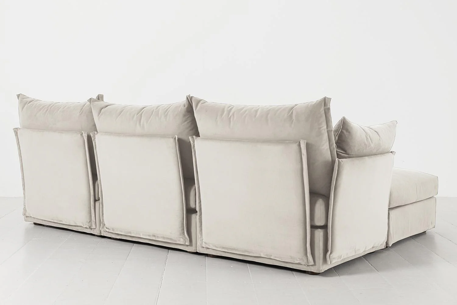Model 06 3-Seater Left Chaise Sofa, Bone - Image 4
