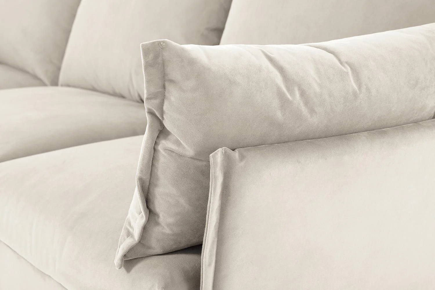 Model 06 3-Seater Left Chaise Sofa, Bone - Image 5