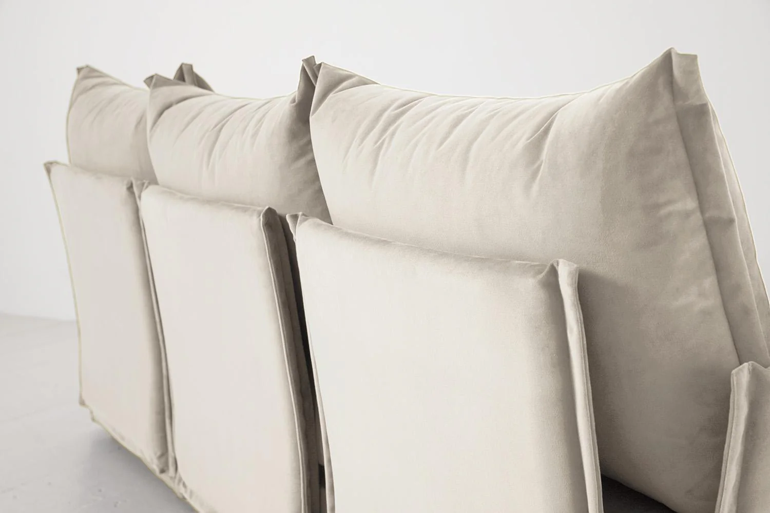 Model 06 3-Seater Left Chaise Sofa, Bone - Image 6
