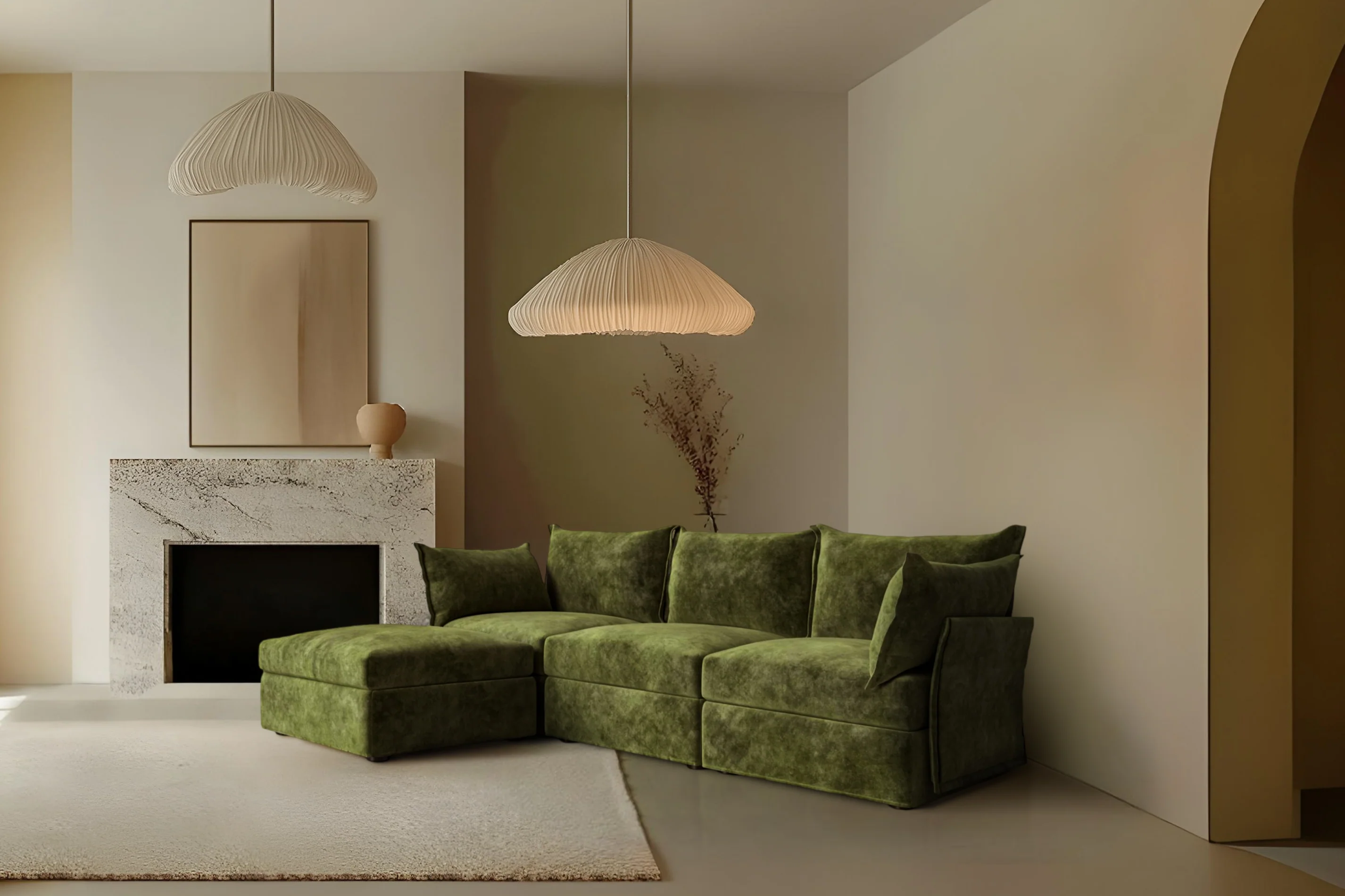 Model 06 3-Seater Sofa, Conifer - Image 2