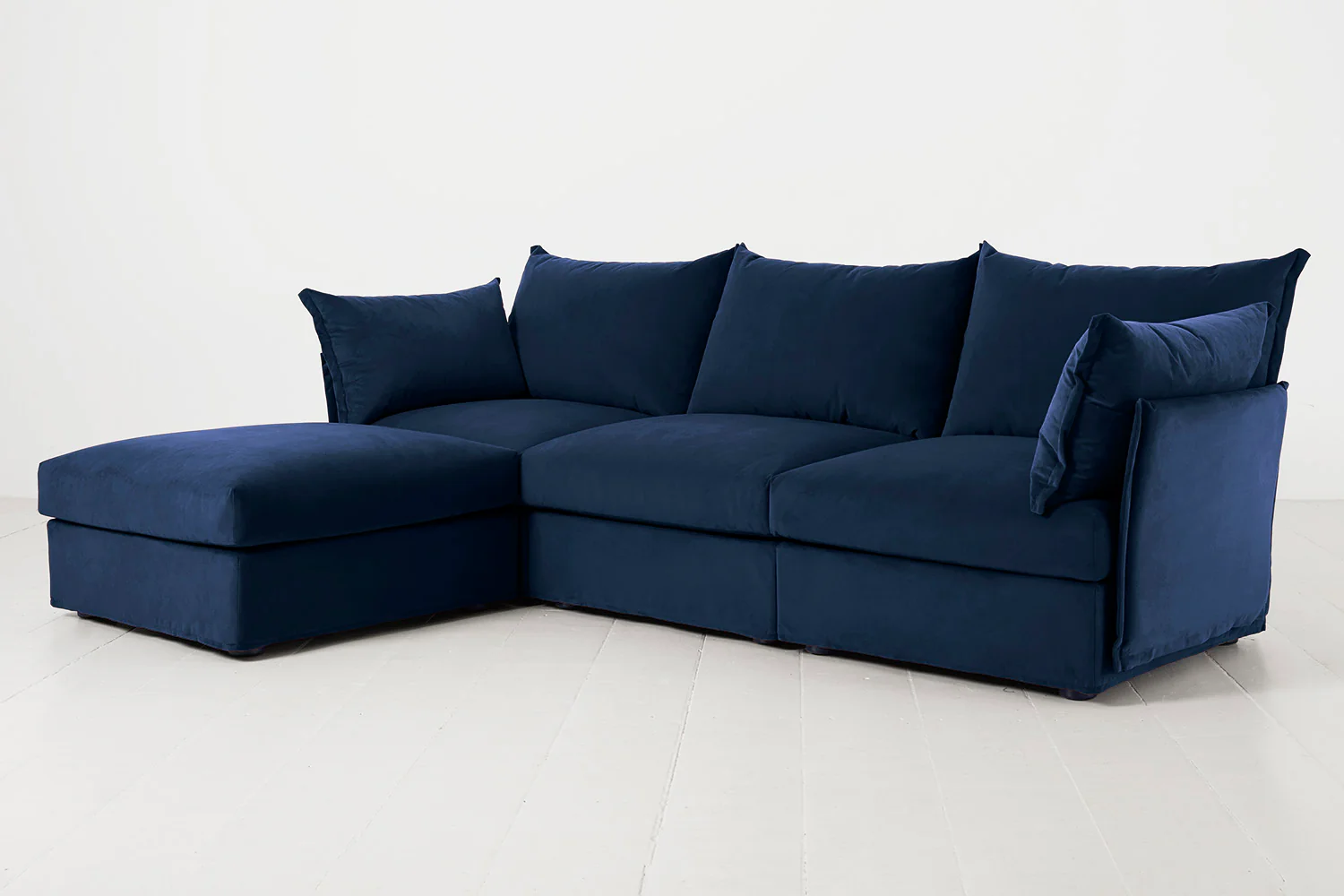 Model 06 3-Seater Left Chaise Sofa, Indigo - Image 3