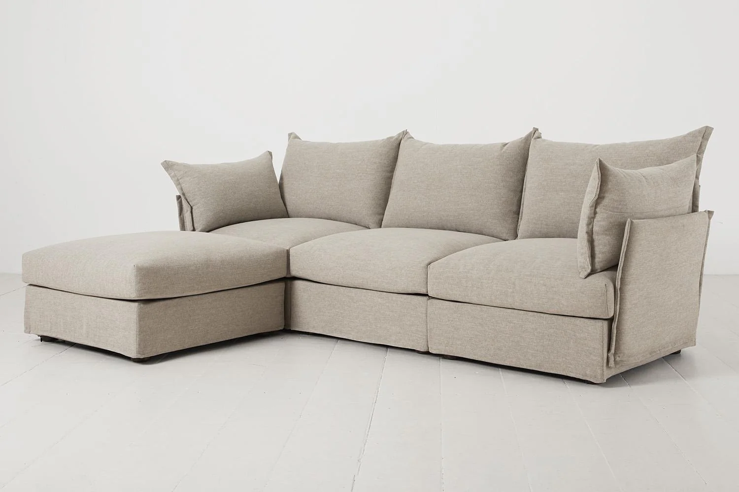 Model 06 3-Seater Left Chaise Sofa, Pumice - Image 4