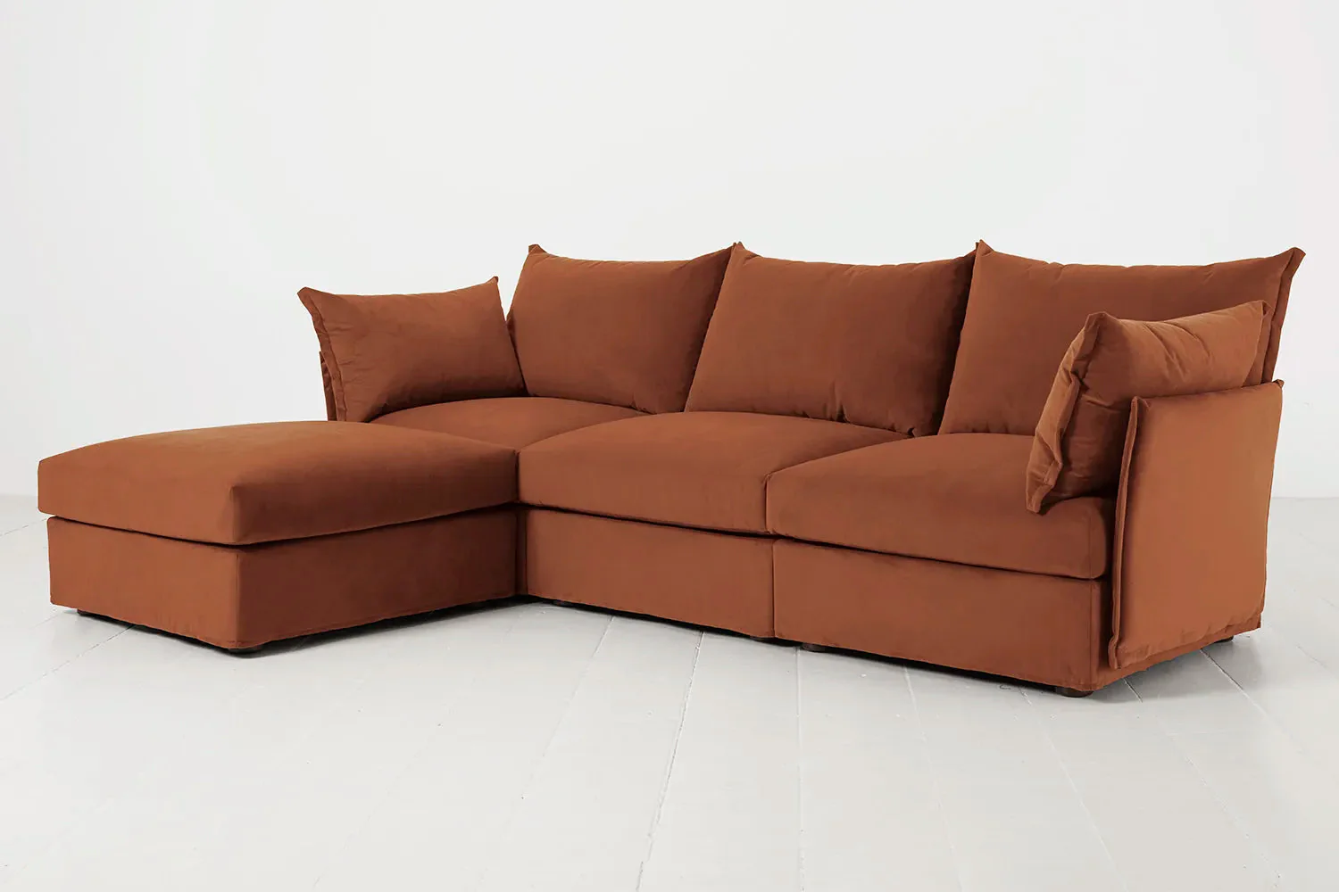 Model 06 3-Seater Left Chaise Sofa, Umber - Image 5