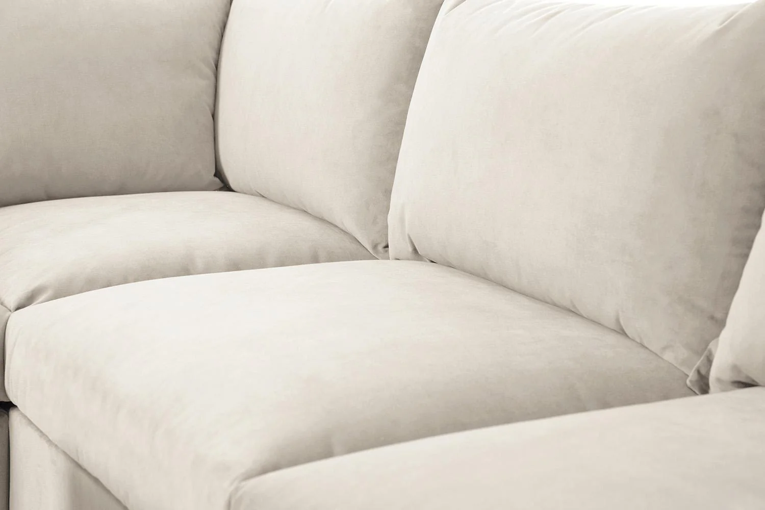 Model 06 3-Seater Right Chaise Sofa, Bone - Image 7