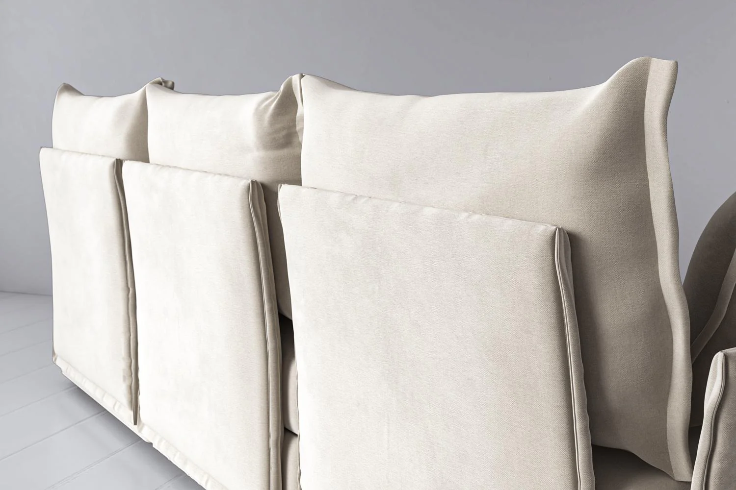 Model 06 3-Seater Right Chaise Sofa, Chalk - Image 6