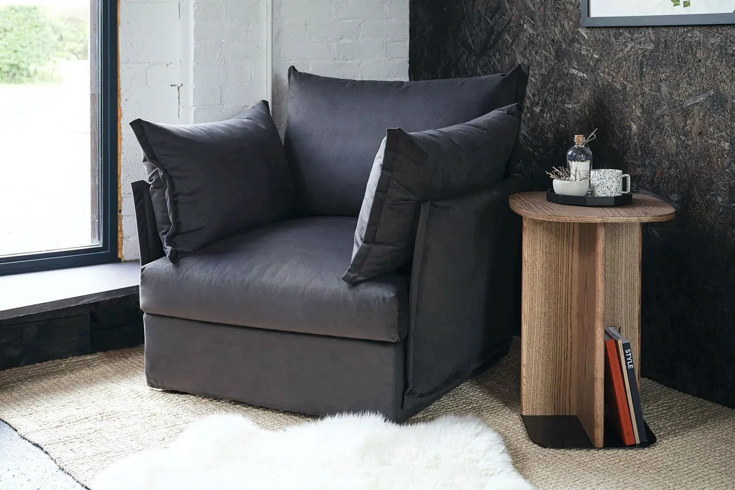 Model 06 Armchair, Charcoal - Image 2