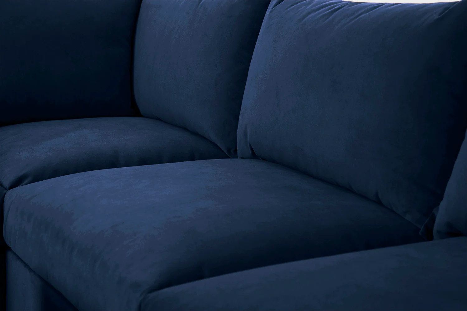 Model 06 Corner Sofa with Ottoman, Indigo - Image 4