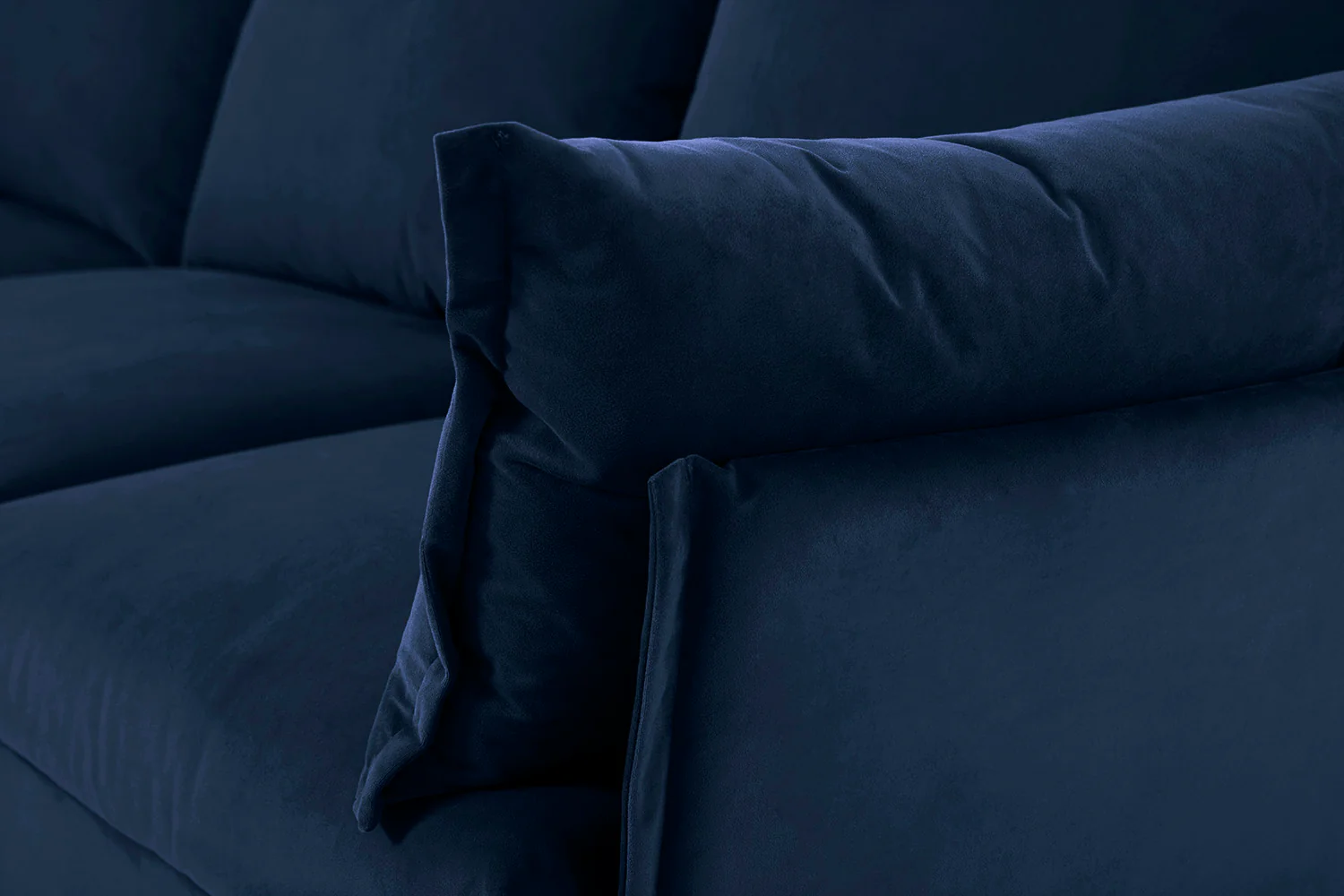 Model 06 Corner Sofa with Ottoman, Indigo - Image 6