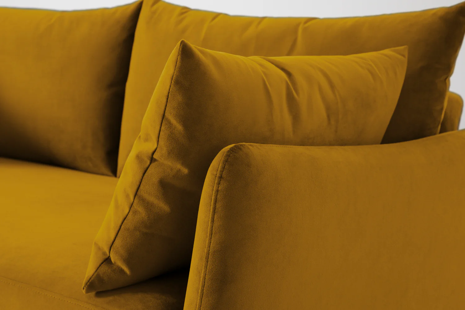 Model 08 Sofa Bed 2.5 Seater, Mustard - Image 6
