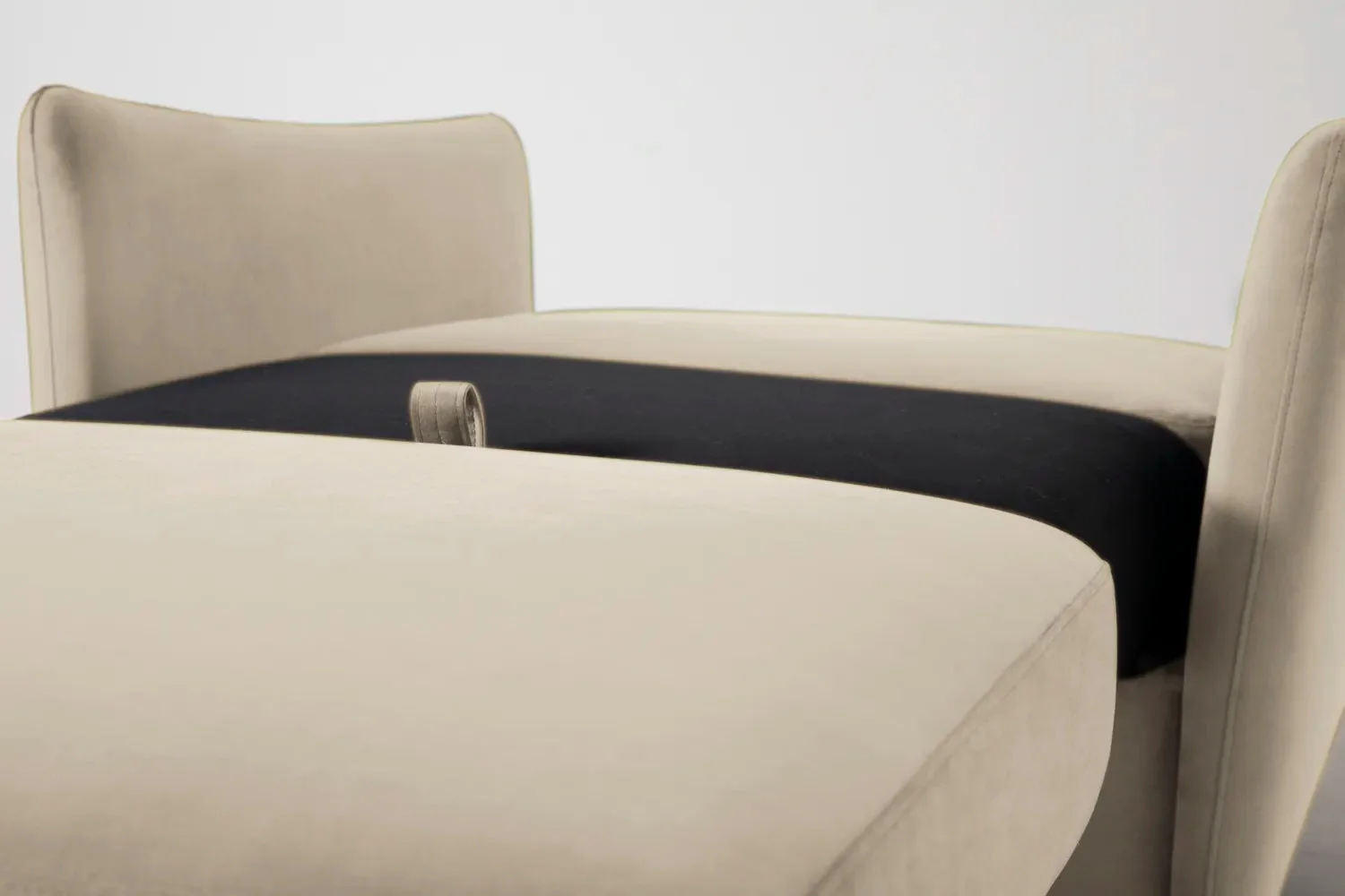 Model 08 Chair Bed Single Sofa Bed, Bone - Image 10