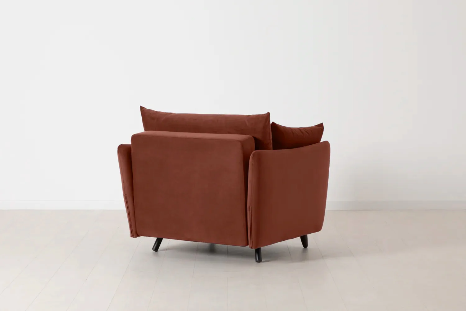 Model 08 Chair Bed Single Sofa Bed, Brick - Image 4