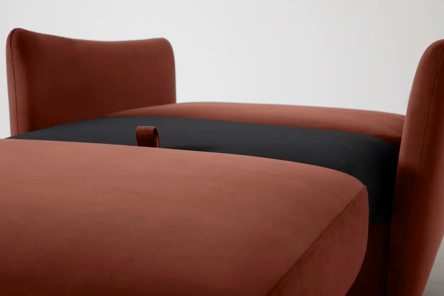 Model 08 Chair Bed Single Sofa Bed, Brick - Image 9