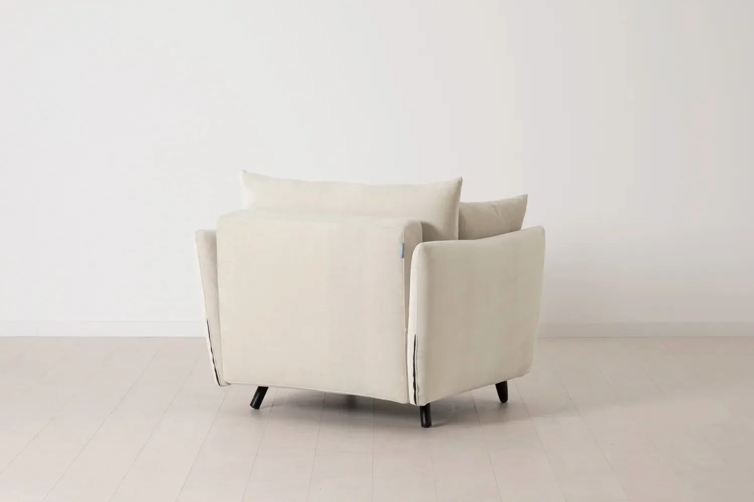 Model 08 Chair Bed Single Sofa Bed, Chalk - Image 3