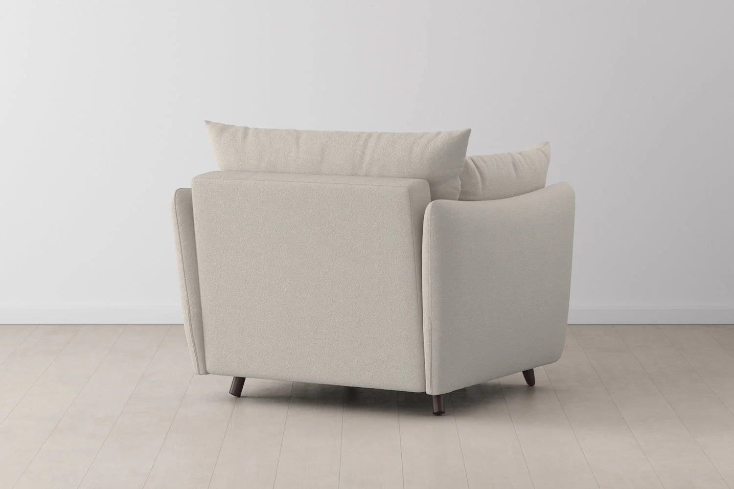 Model 08 Chair Bed Single Sofa Bed, Ivory - Image 4