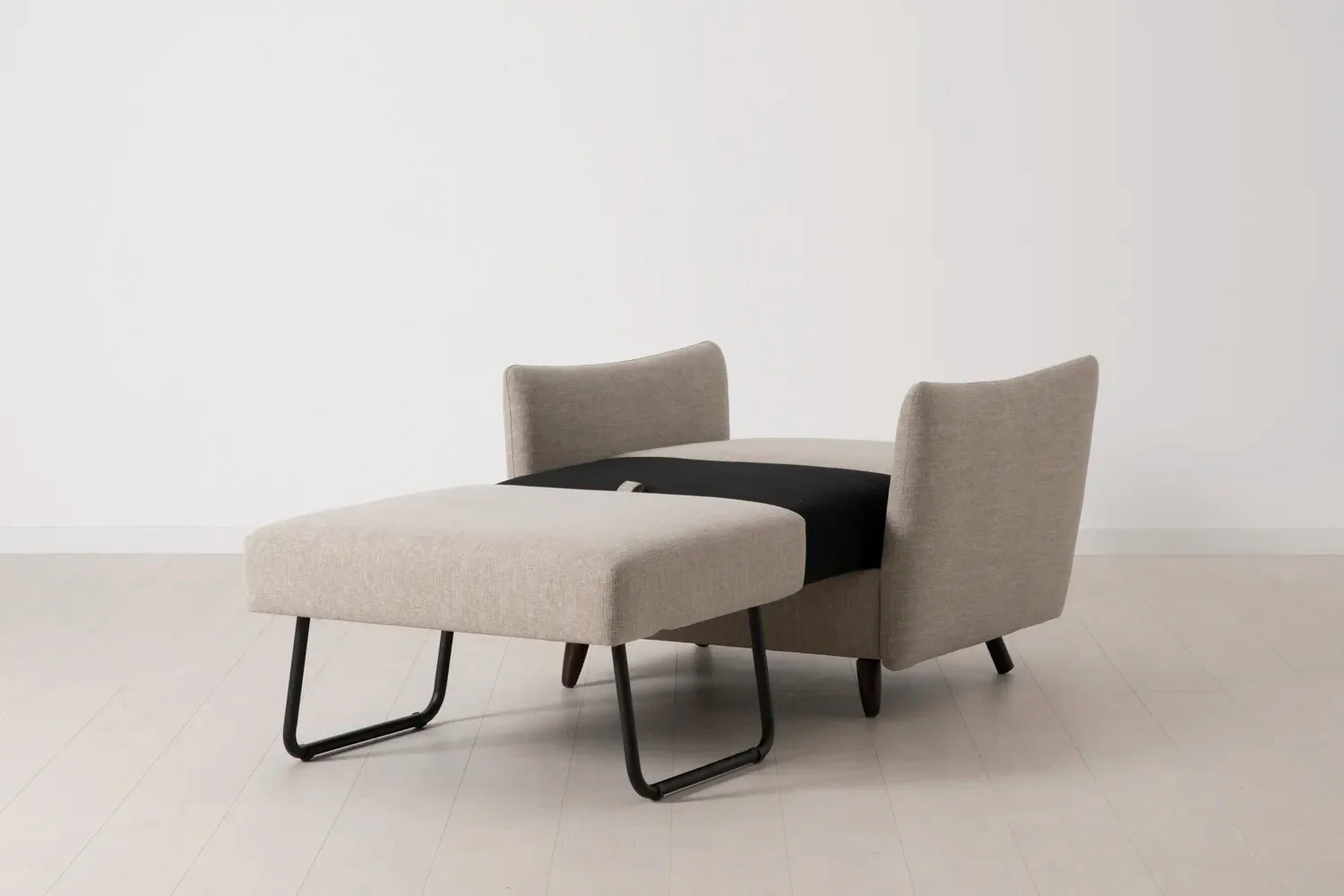 Model 08 Chair Bed Single Sofa Bed, Pumice - Image 10