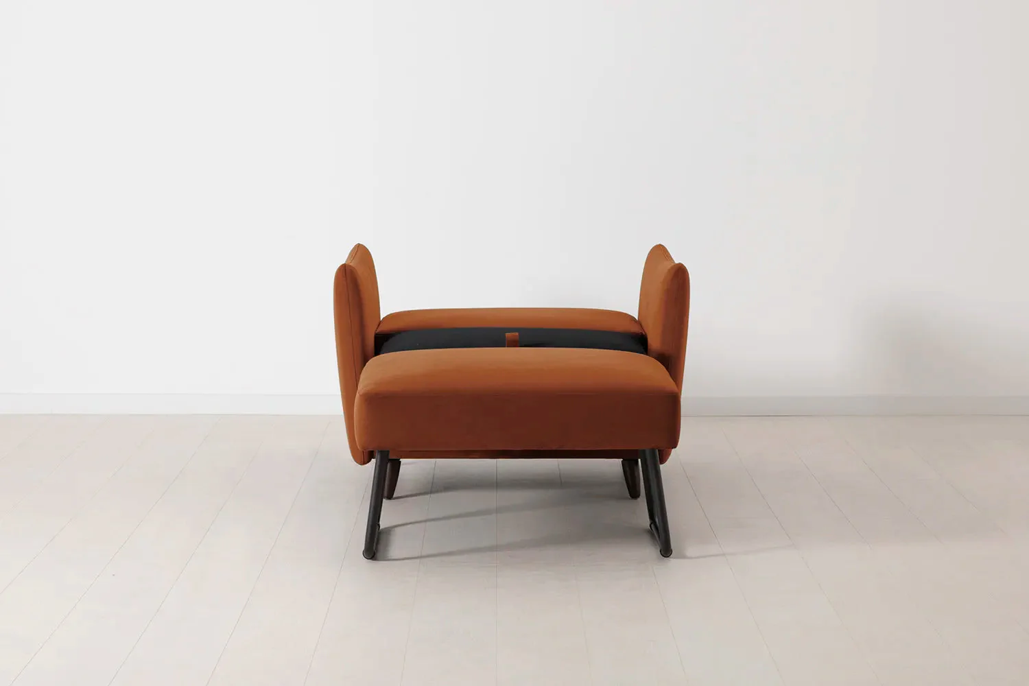 Model 08 Chair Bed Single Sofa Bed, Umber - Image 7