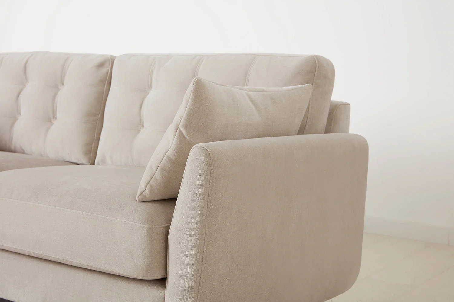 Model 10 2-Seater Sofa with Ottoman, Chalk - Image 5