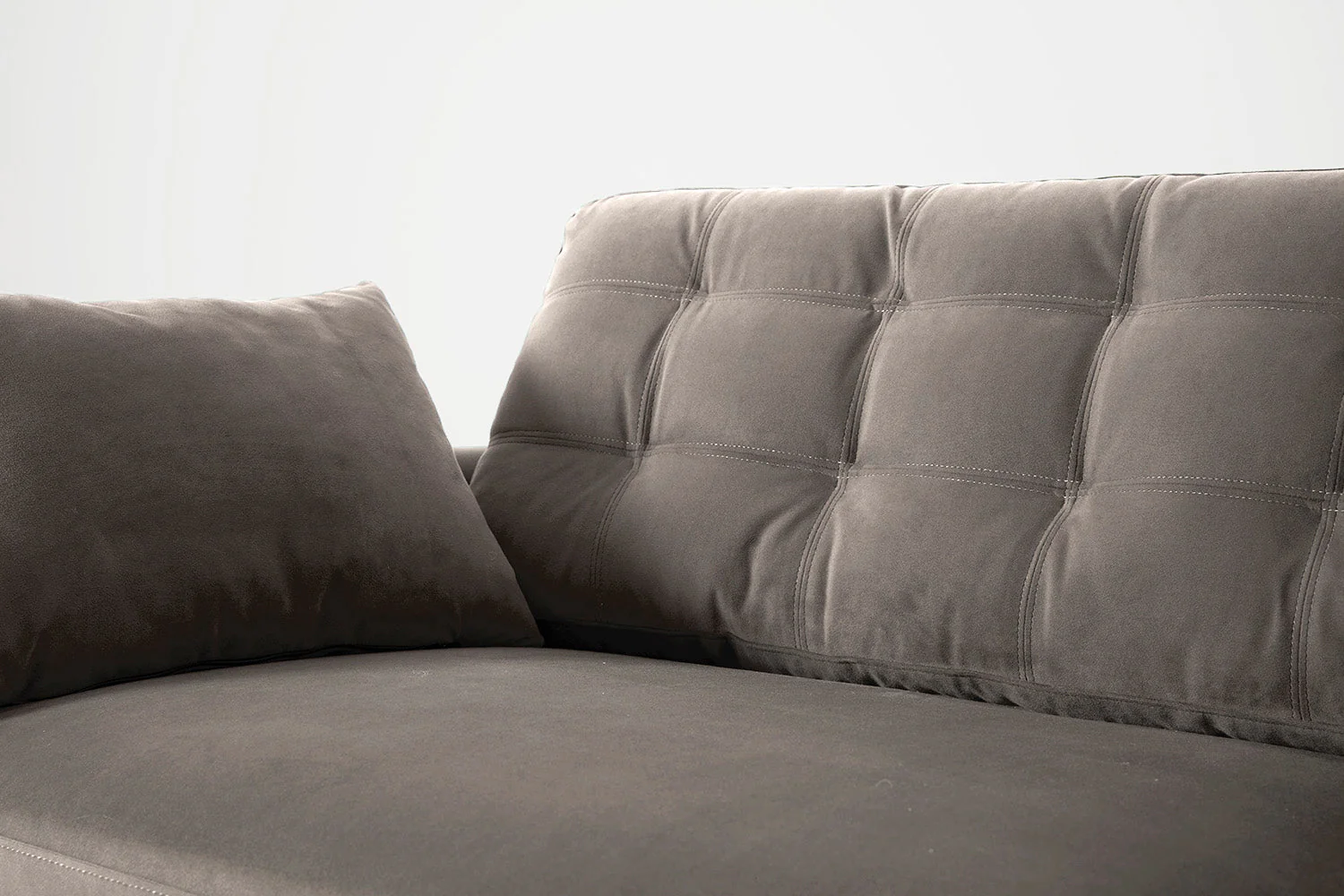 Model 10 2-Seater Sofa with Ottoman, Elephant - Image 6