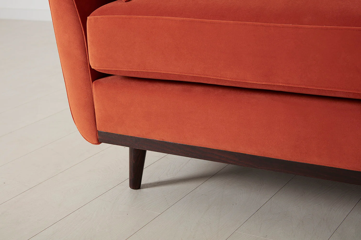 Model 10 2-Seater Sofa with Ottoman, Paprika - Image 8
