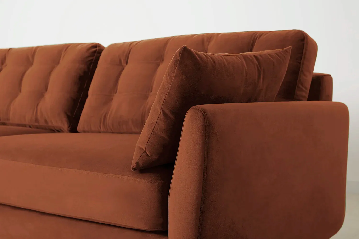 Model 10 2-Seater Sofa with Ottoman, Umber - Image 4