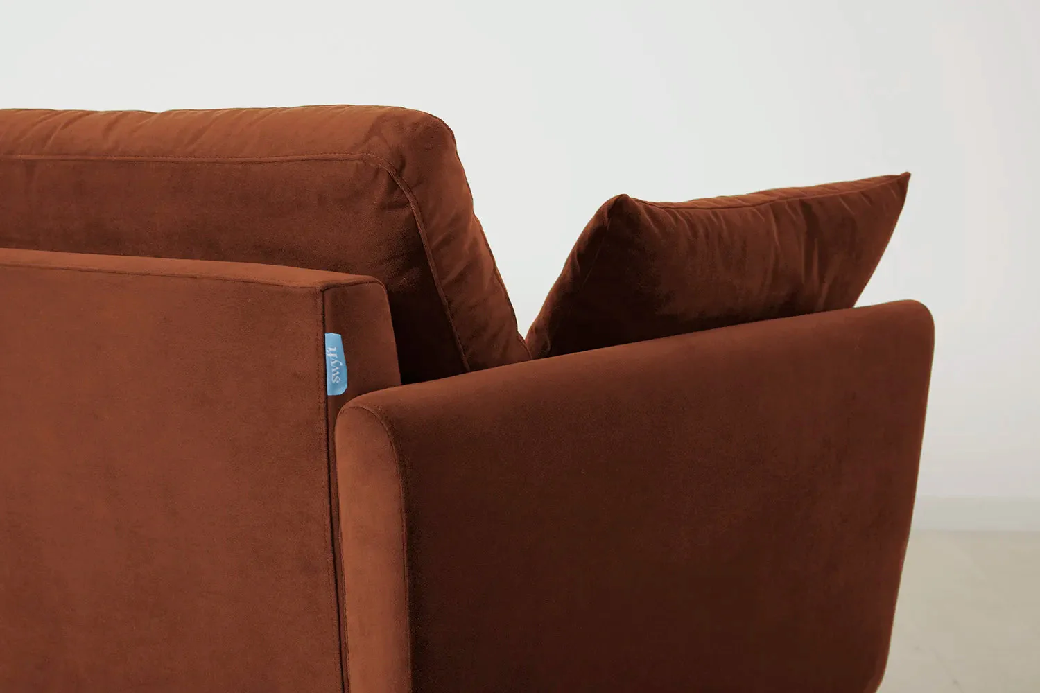 Model 10 2-Seater Sofa with Ottoman, Umber - Image 5