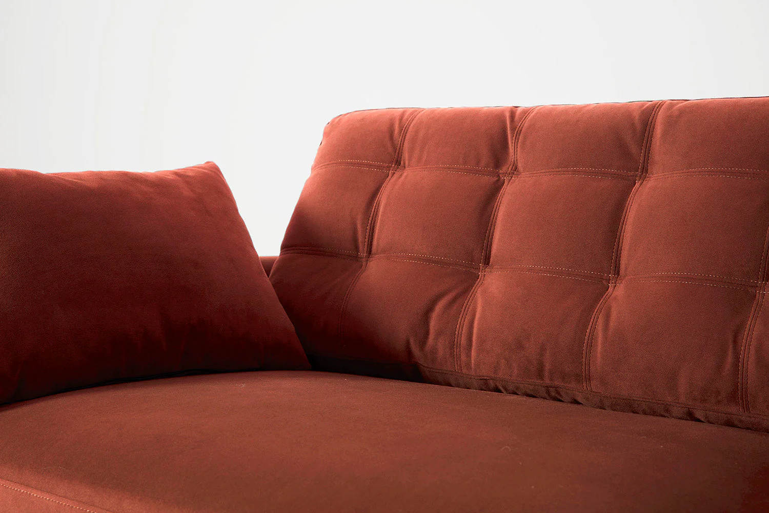 Model 10 3-Seater Sofa, Brick - Image 10