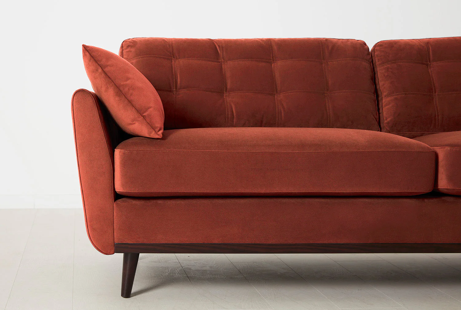 Model 10 3-Seater Sofa, Brick - Image 6