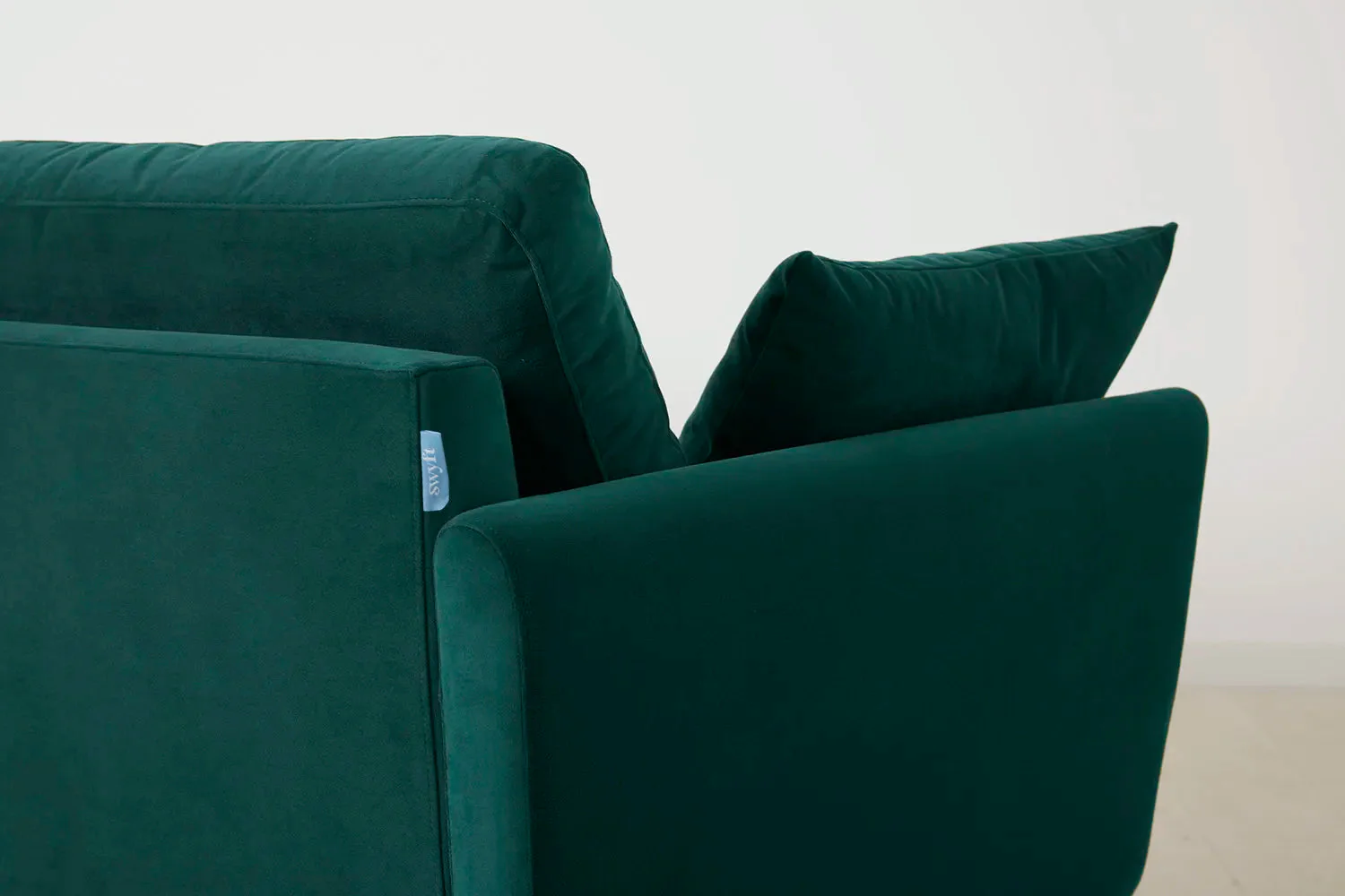 Model 10 3-Seater Sofa, Kingfisher - Image 9