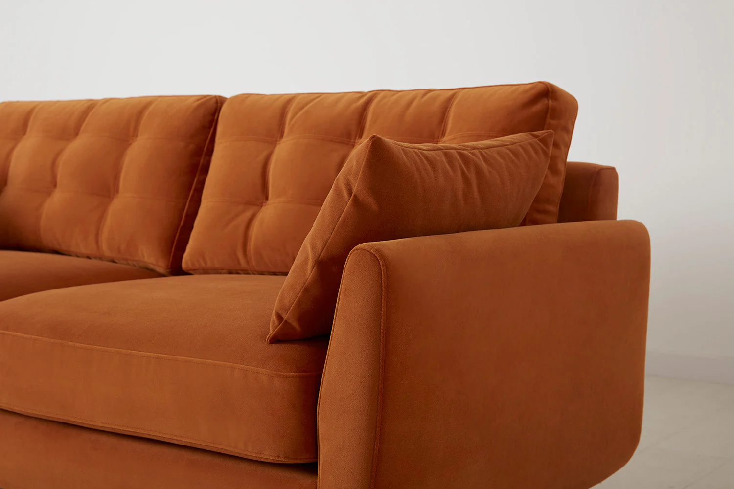 Model 10 3-Seater Sofa with Ottoman, Bronze - Image 6