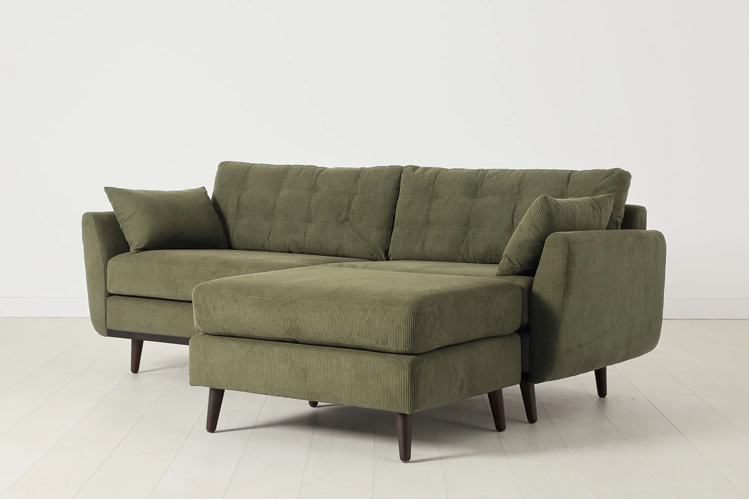Model 10 3-Seater Sofa with Ottoman, Fennel - Image 2