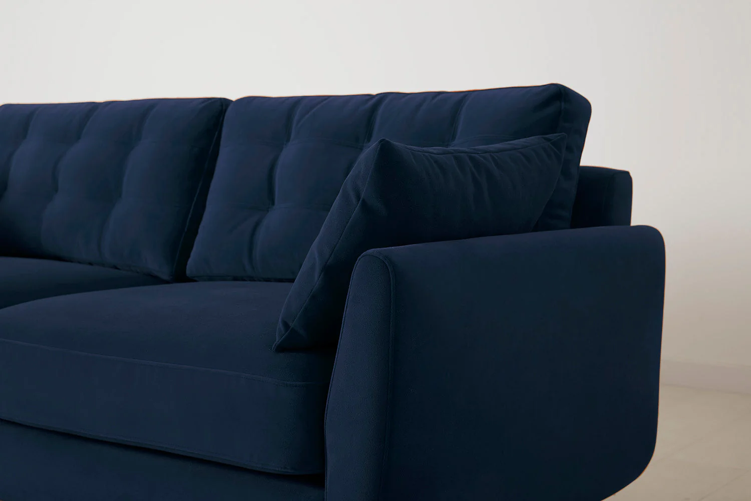 Model 10 3-Seater Sofa with Ottoman, Indigo - Image 5