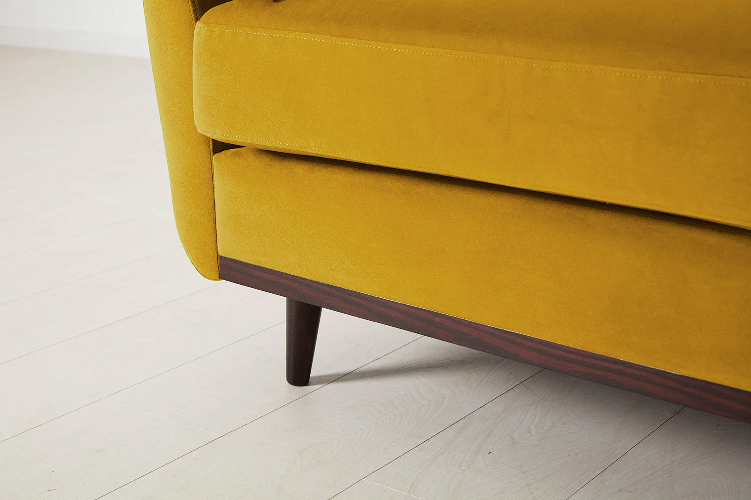 Model 10 3-Seater Sofa with Ottoman, Mustard - Image 8