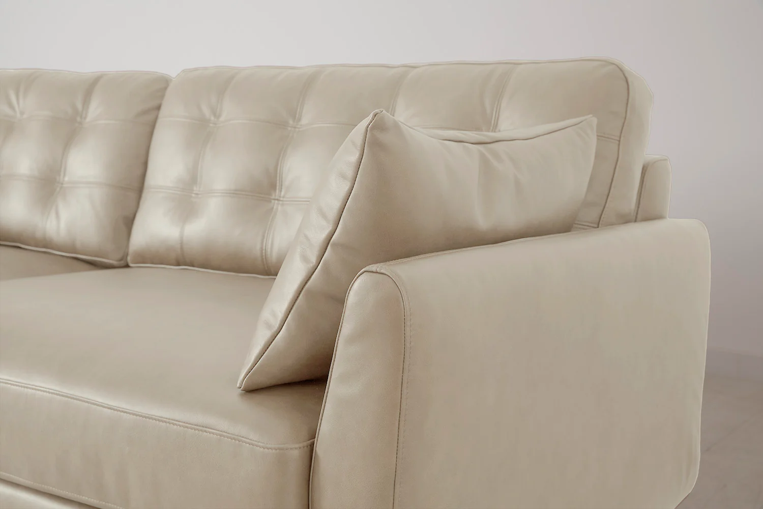Model 10 3-Seater Sofa with Ottoman, Oyster - Image 3