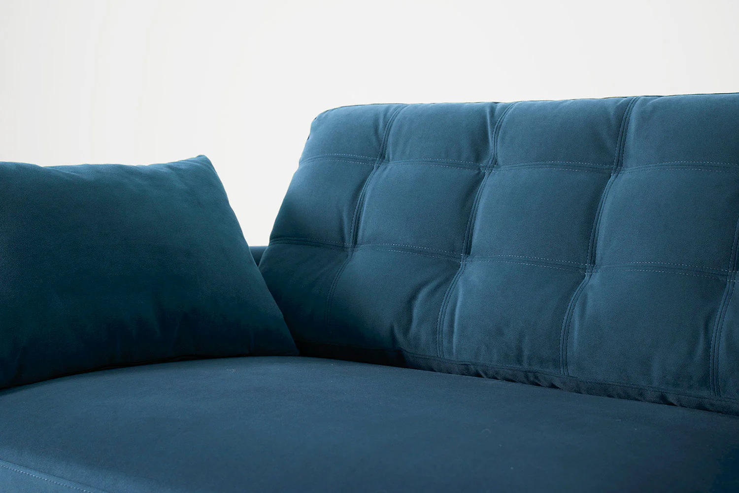 Model 10 3-Seater Sofa with Ottoman, Teal - Image 6