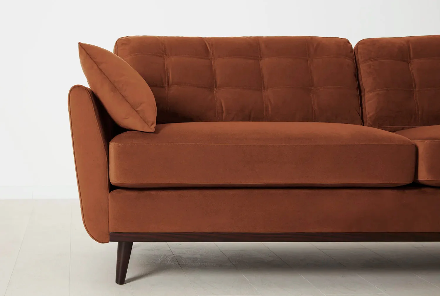 Model 10 3-Seater Sofa with Ottoman, Umber - Image 6