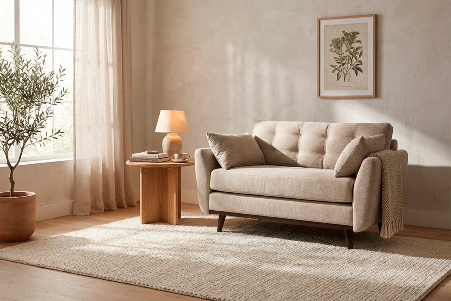 Model 10 Loveseat, Pumice - Image 2